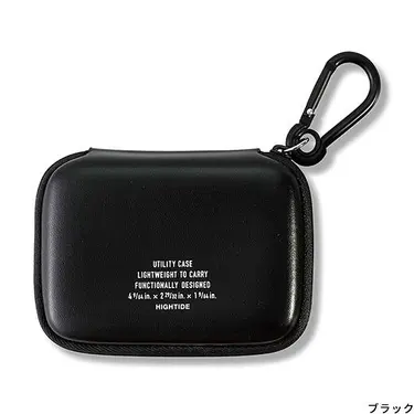 日本 HIGHTIDE Air Pods收納零錢包/ 黑