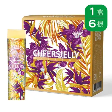 CHEERSPOPS CheersJelly舉杯低卡百香果蒟蒻凍/ 6根入/ 盒