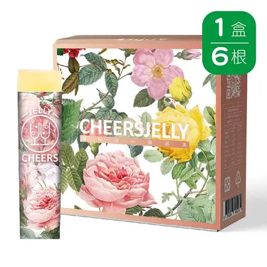 CHEERSPOPS CheersJelly舉杯低卡蘋果蒟蒻凍/ 6根入/ 盒