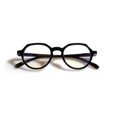 LE FOON CROWN PANTO GLASSES 成人皇冠型抗藍光眼鏡 - 亮感黑