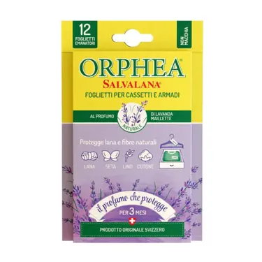 ORPHEA歐菲雅 薰衣草香衣物環境保護片-書籤式(12片)