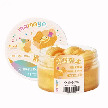 媽媽友mamayo液態黏土/ 夕陽金