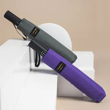 F-SEASONS加大極致撥水自動傘/ 灰/ LS01