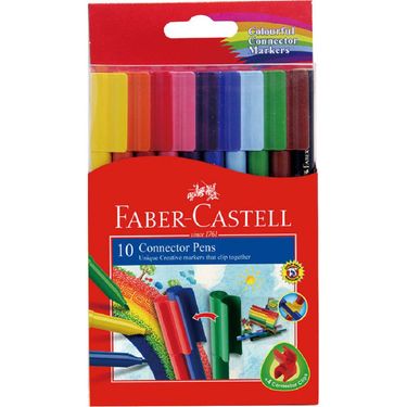 FABER-CASTELL彩色連接筆/ 10色