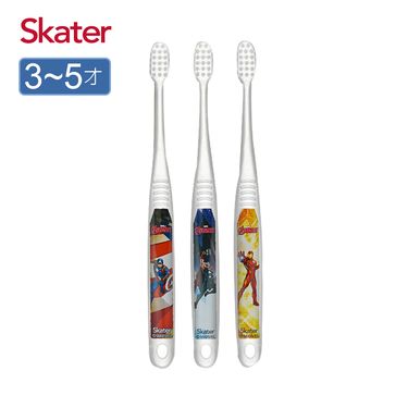 Skater兒童牙刷/ 3-5歲/ 3入組/ 復仇者聯盟