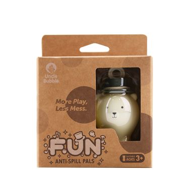 安可堡Uncle Bubble不灑泡泡瓶/ 藇綠森林色/ 白熊