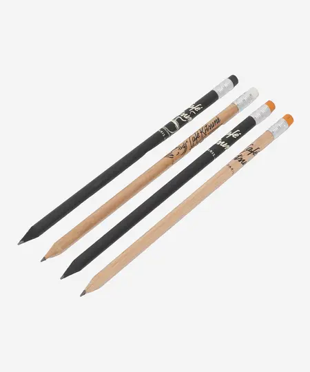 CAFÉ KITSUNÉ LOGO圖案鉛筆套組(4PCS)