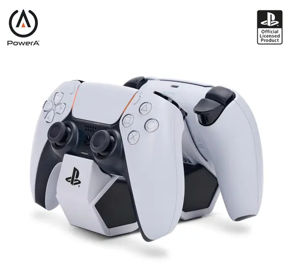 PowerA 官方授權 Sony 雙手把充電座 For PS5