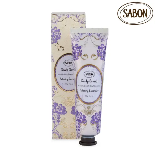 SABON 新升級 死海鹽頭皮磨砂膏/ 舒緩薰衣草/ 90g