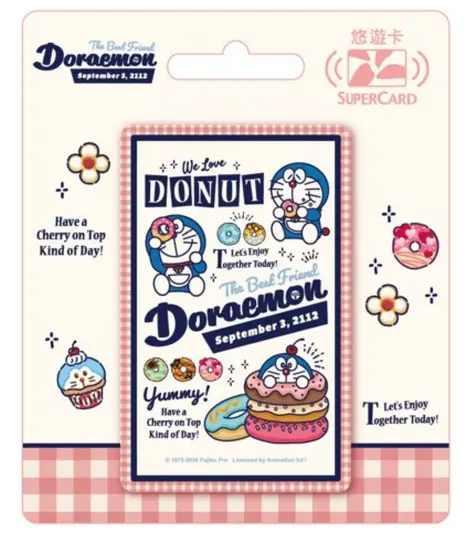 哆啦A夢甜甜圈系列SuperCard悠遊卡/ love donut【委託代銷】