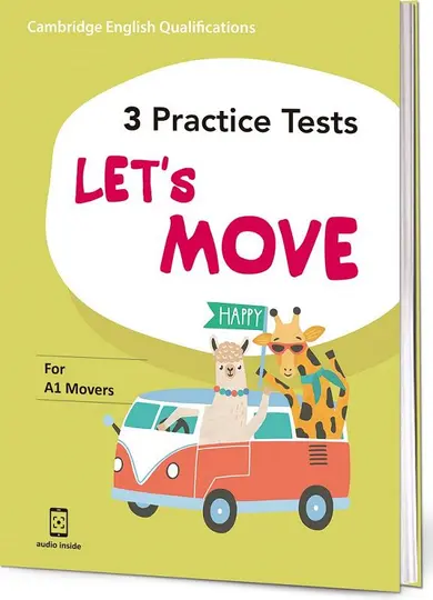 Let's Move三回全真模擬試題 (A1 Movers/附隨掃隨聽QR Code音檔)