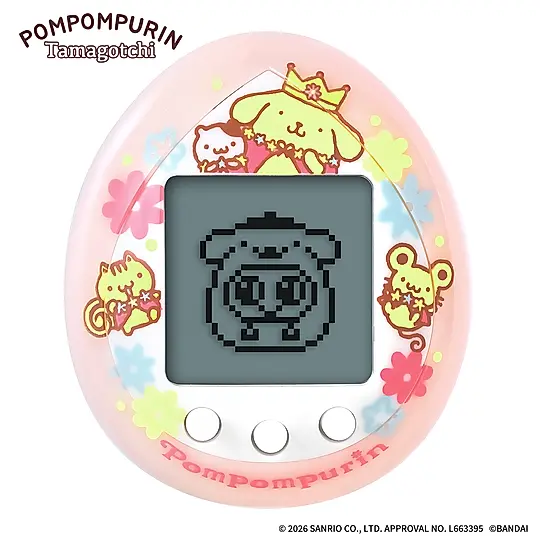 Tamagotchi塔麻歌子電子寵物/ 三麗鷗系列/ 布丁狗/ 魔法粉紅版
