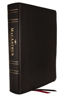 Esv, MacArthur Study Bible, Black Genuine Leather: Unleashing God's Truth One Verse at a Time (Holy Bible, English Standard Version)