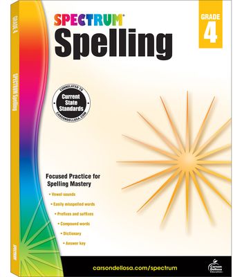 Spectrum Spelling: Grade 4