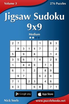 Jigsaw Sudoku 9x9 - Medium - Volume 3 - 276 Puzzles