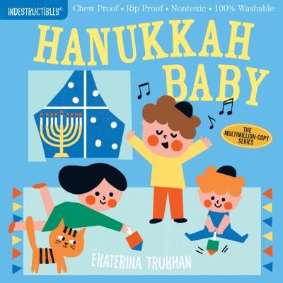 Indestructibles: Hanukkah Baby: Chew Proof - Rip Proof - Nontoxic - 100% Washable (Book for Babies, Newborn Books, Safe to Chew)
