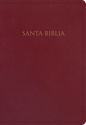 Rvr 1960 Biblia Para Regalos Y Premios, Borgoña Imitación Piel