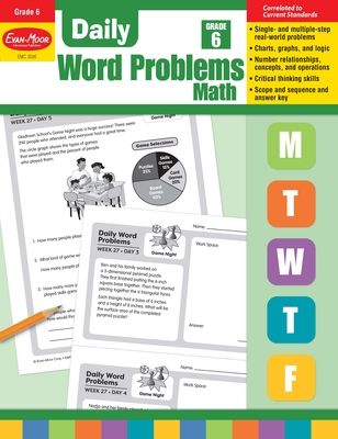 Daily Word Problems, Grade 6