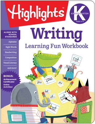 Kindergarten Writing: Learning Fun Workbook