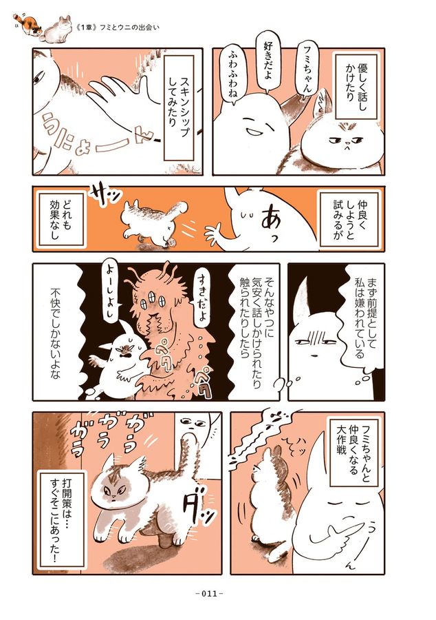 うちの猫は仲が悪い