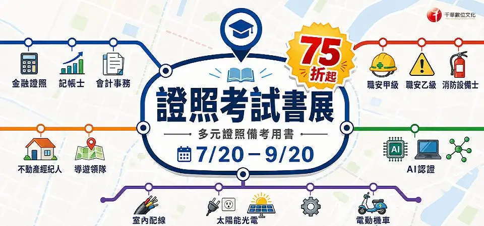 千華｜證照考試｜精選活動BN