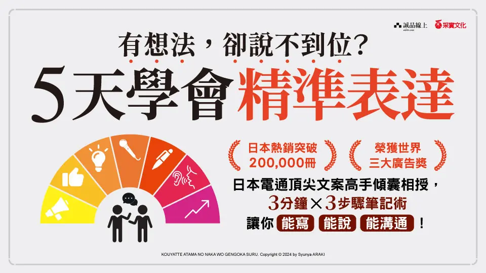 電子書-重點推薦3-有想法, 卻說不到位?