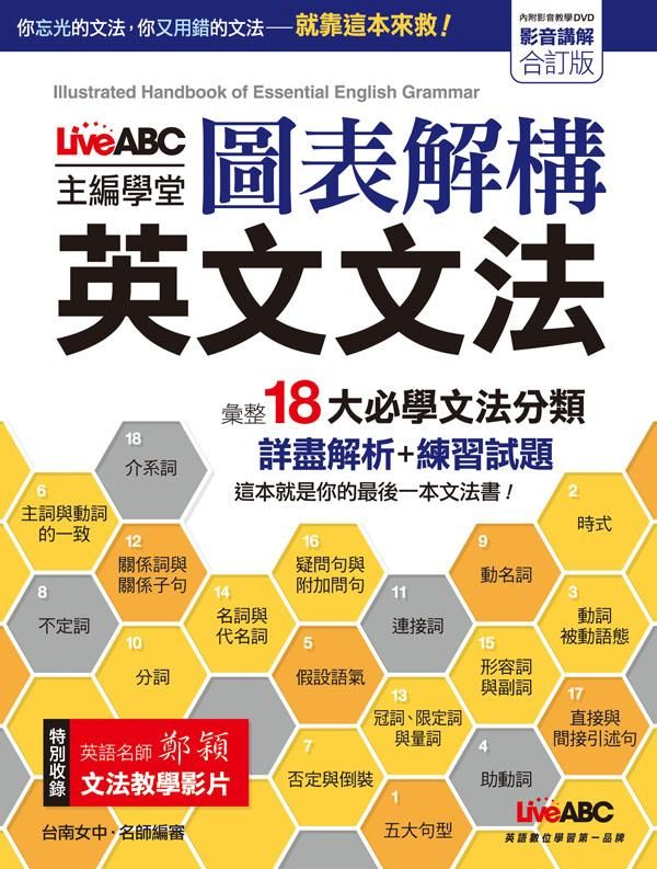 圖表解構英文文法 (影音講解合訂版/附DVD)