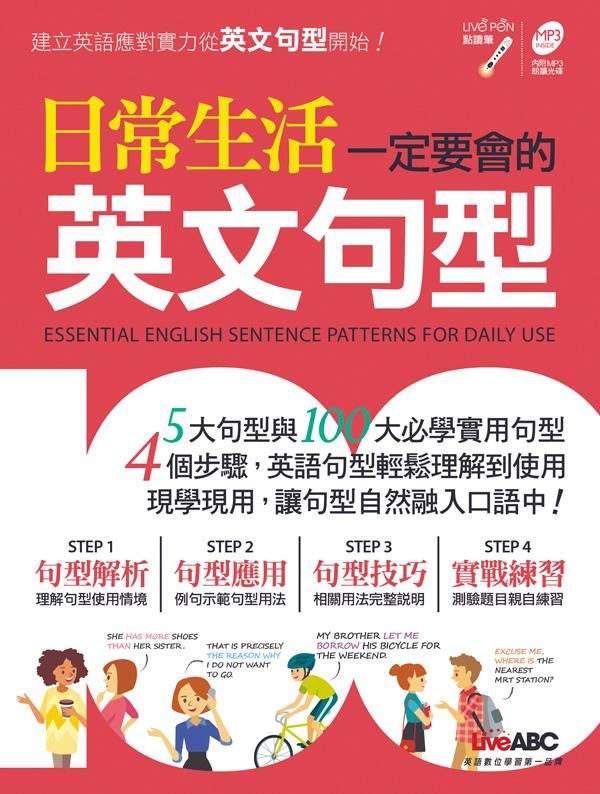 日常生活一定要會的英文句型 (附MP3)