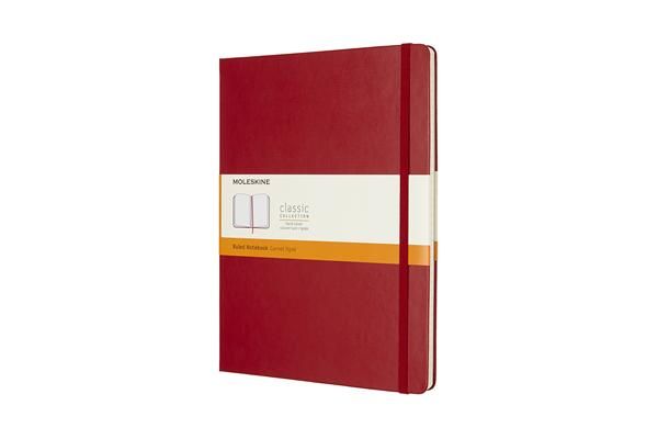 MOLESKINE 經典筆記本/ 硬殼/ XL型/ 橫線/ 紅