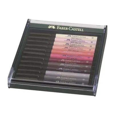 FABER-CASTELL PITT 12色藝術筆/ 膚色系