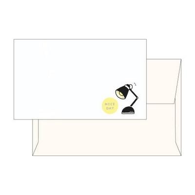 日本 PAPIER PLATZ Eric 迷你信封禮物卡/ 桌燈