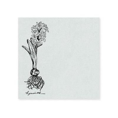 日本 PAPIER PLATZ Hutte 便利貼/ 藍色風信子