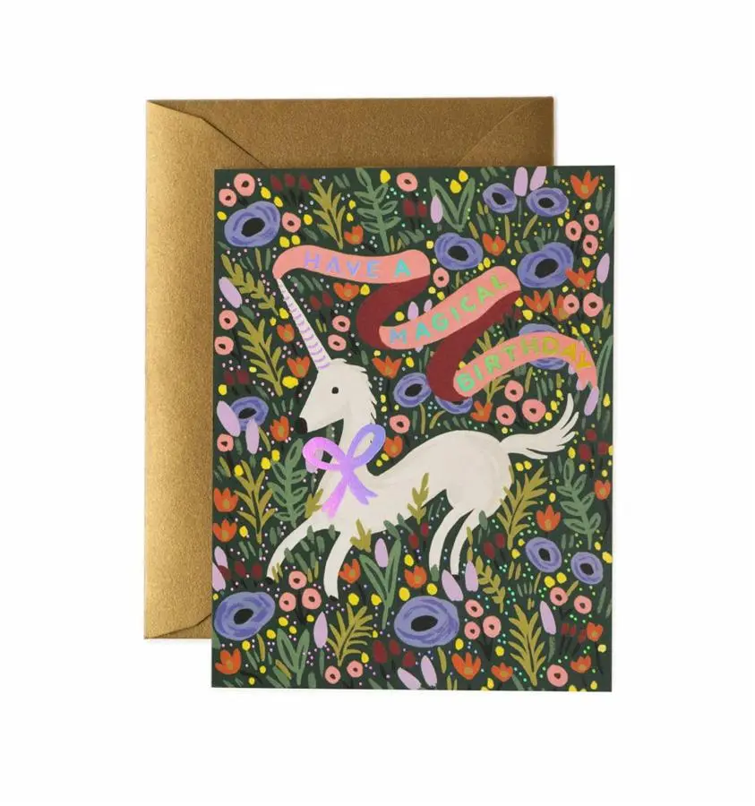 美國RIFLE PAPER 生日卡/ Magical