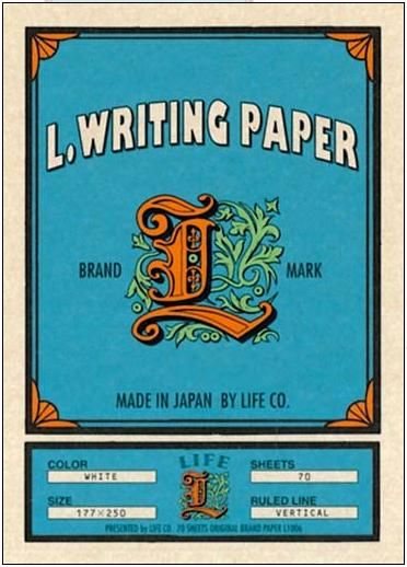 日本LiFE L便箋L Brand Label/ 直書