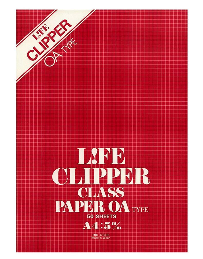 日本LiFE G Clipper紙箋本/ OA A4