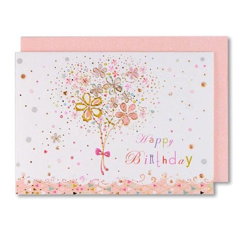 日本EASE生日卡/ 花束