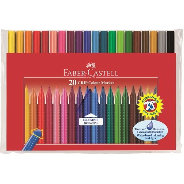 FABER-CASTELL握的住彩色筆組/ 20色