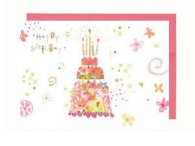 日本EASE生日卡/ 蛋糕/ GB-1829