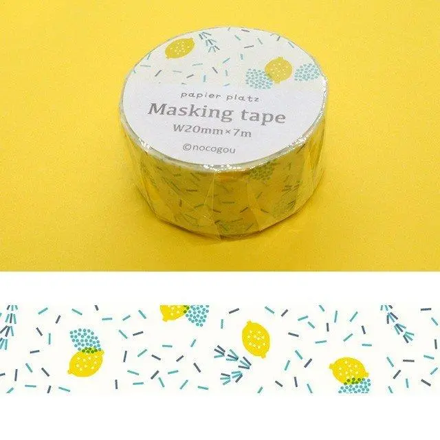 PAPIER PLATZ Nocogu Masking Tape/ Rosemary and Lemon