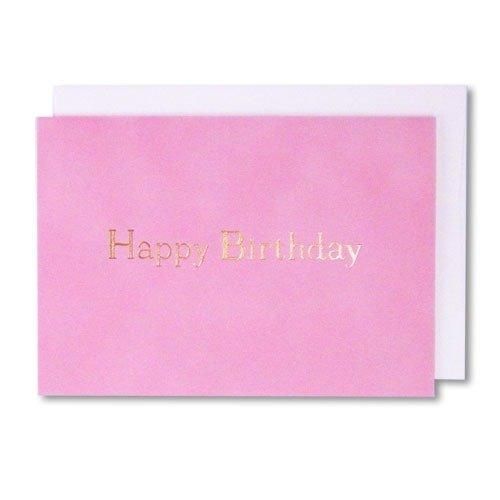 日本EASE生日卡/ 生日快樂/ 粉紅色