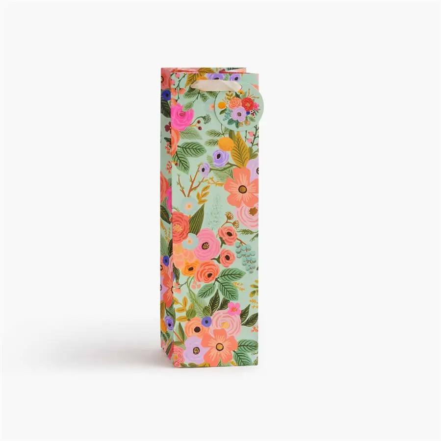 美國RIFLE PAPER 包裝提袋/ 紅酒袋/ Garden Party