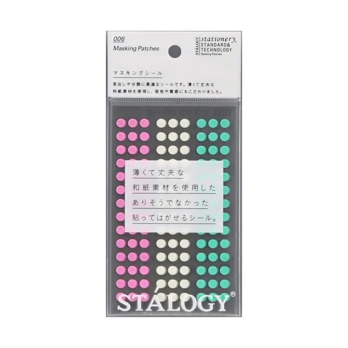 日本STALOGY圓型標籤貼紙/ 5mm/Icecream