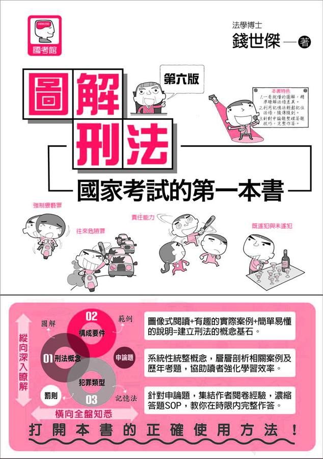 圖解刑法: 國家考試的第一本書 (第6版)
