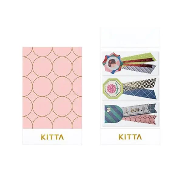 KING JIM KITTA隨身攜帶和紙膠帶箔押限定款/ 獎章