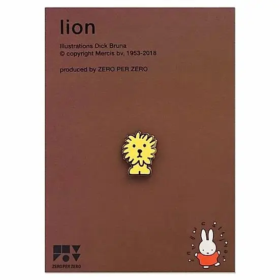 韓國ZERO PER ZERO Miffy 胸針/ Lion