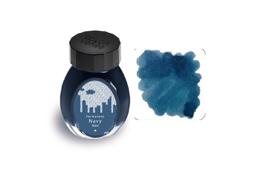 COLORVERSE辦公室日用海軍藍防水鋼筆墨水/ 30ml