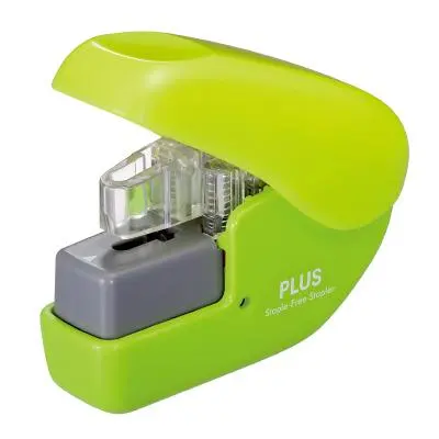 PLUS無針訂書機/31-111綠/SL-104NB-4枚紙