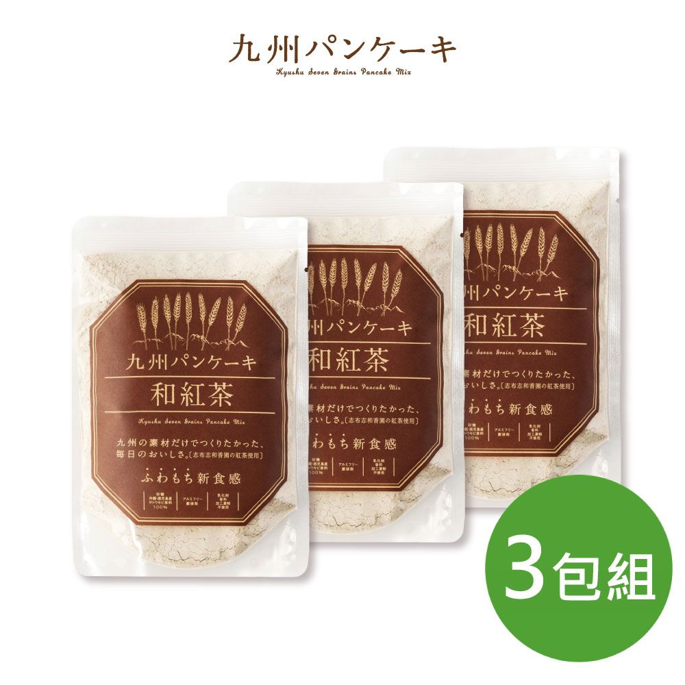 【九州鬆餅】和紅茶鬆餅粉200g x 3包組