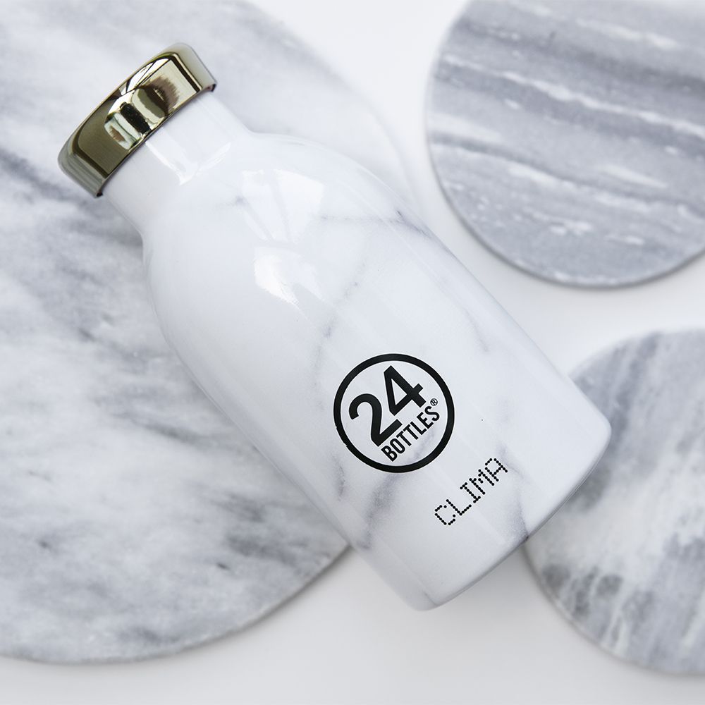 24Bottles 不鏽鋼雙層保溫瓶/ 330ml/ 義大利大理石