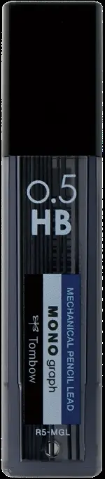 Tombow MONO 12入自動筆替蕊/ 0.5/ HB/ 標準